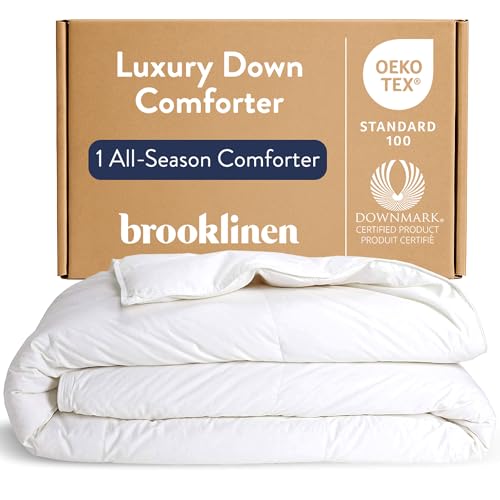 Premium Canadian Down Comforter - Lightweight & Breathable Full/Queen