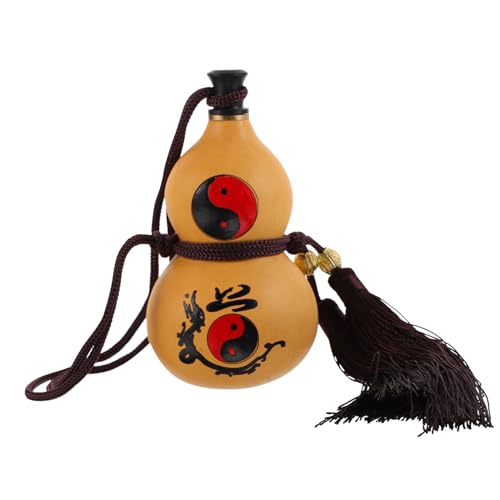 DECHOUS Wine Gourd Pendant - Decorative Chinese Water Bottle for Home Decor