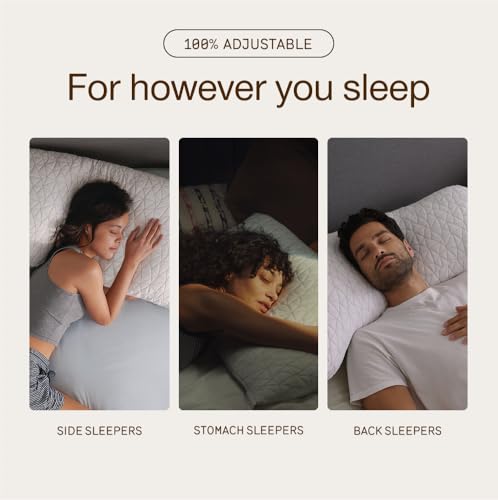 Coop Original Adjustable Queen Pillow – Memory Foam Bed Pillow for Sleeping