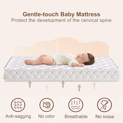 Breathable Foam Crib & Toddler Mattress - Standard 52" x 27.6" x 5"