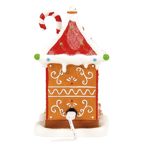 Lighted Christmas Village Building - A Sentry for Santa Porcelain Decor, 6.5"
