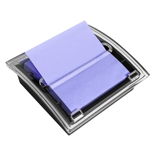 Pop-Up Sticky Note Dispenser 3x3 Inches with Black Base