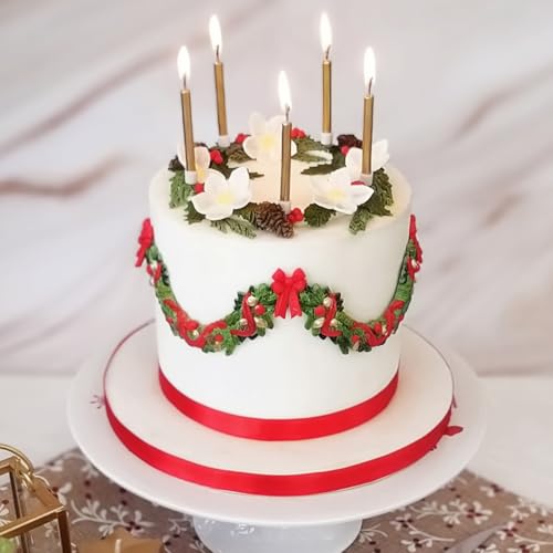 Katy Sue Festive Garland Silicone Mold for Christmas Cake Decorating & Craft