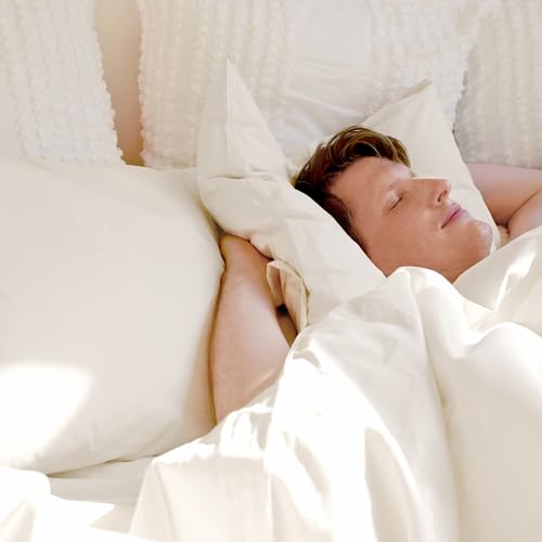 Organic Cotton Duvet Cover - Plant-Dyed, Hypoallergenic, Full/Queen