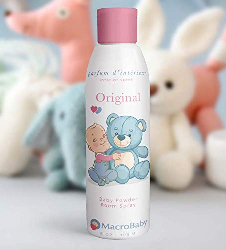 Baby Powder Nursery Room Spray - 6 oz Air Freshener for Baby Rooms