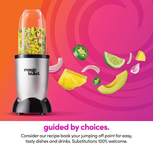Compact Personal Blender & Food Processor Set, 11-Piece 250W Countertop Mixer