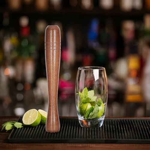7.6-Inch Wooden Cocktail Muddler for Drinks and Kitchen Use