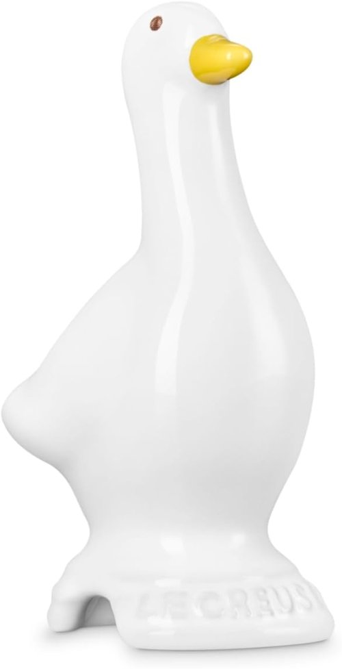 Le Creuset Stoneware Duck Pie Vent - 3 Inch White Design for Perfectly Baked Pies
