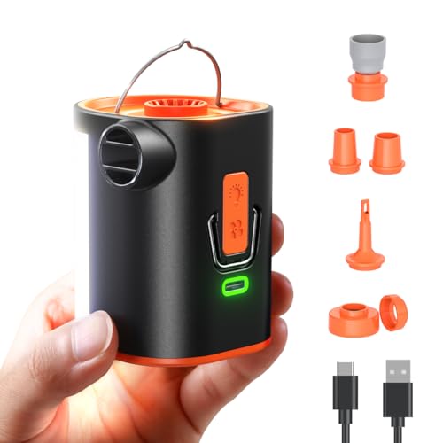 Portable Air Pump for Inflatables - 3600mAh Fast Inflate & Deflate