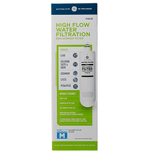 Under Sink Water Filter Replacement Cartridge, FQK1R Twist & Lock Design