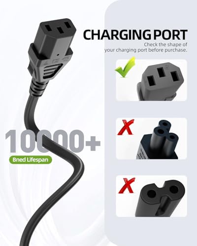 4ft 3-Prong Power Cord for Kitchen Appliances, 18 AWG Universal AC Cable