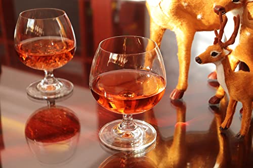 Brandy Snifter Glasses Set of 2 - 13.5 oz Crystal Stemware for Cognac & Spirits