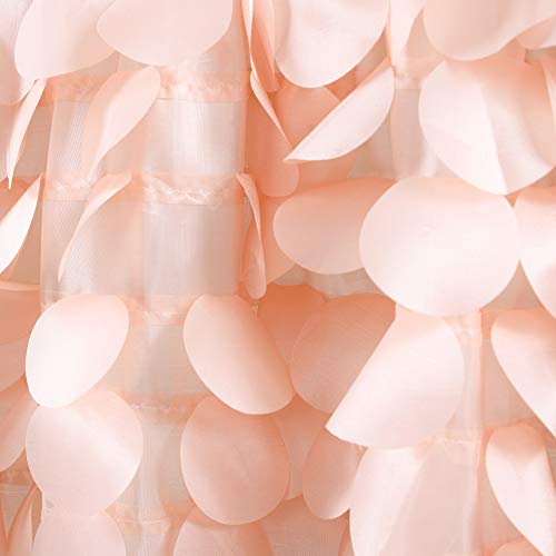 Lush D?cor Lush Decor, 14¡± x 70¡±, Blush Gigi Valance Textured Window Kitchen Curtain (Single), 16T004609