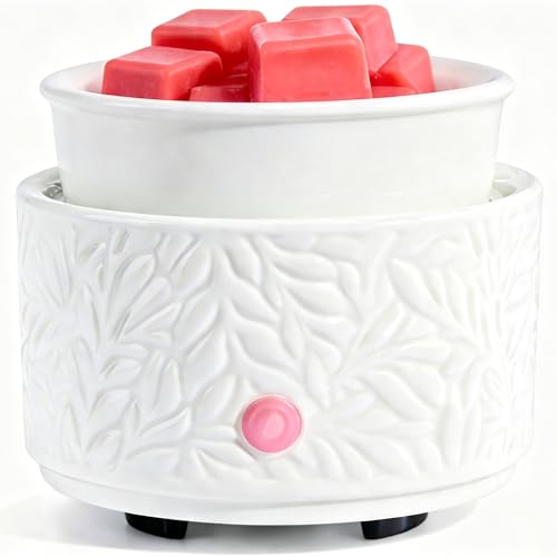 3-in-1 Electric Ceramic Wax Warmer - Flameless Wax Melt & Oil Burner
