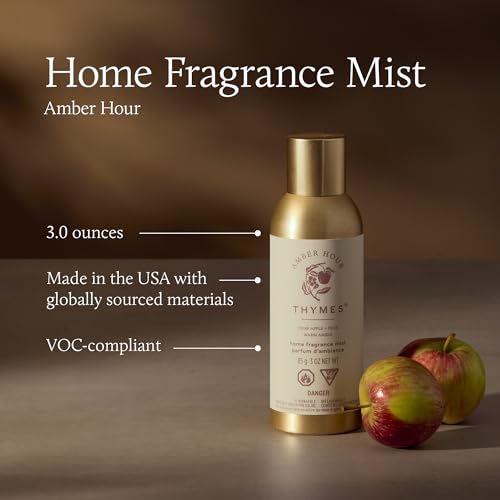 Amber Hour Home Fragrance Mist - Scented Room Spray with Apple & Amber, 3 oz