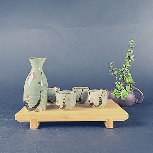 JapanBargain 2-Pack 5oz Japanese Sake Carafe Decanter for Hot & Cold Sake