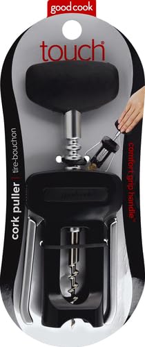 Good Cook Corkscrew Wine Bottle Opener - Durable Bar Tool for All Sizes