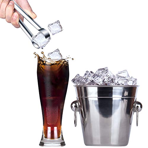 Gejoy Silver Mini Serving Tongs – 12 Pack Stainless Steel Ice & Appetizer Utensils