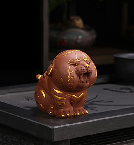 Hoobar Turtle Ceramic Tea Pet - Lucky Yixing Zisha Tea Accessories for Tea Fans