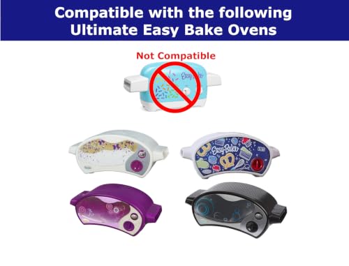Kids Mini Bakeware Pan Set with Cupcake Liners for Toy Ovens