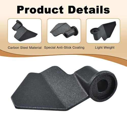 2 Pcs Bread Maker Kneading Paddles Stainless Steel Non-Stick Blades - Compatible Models