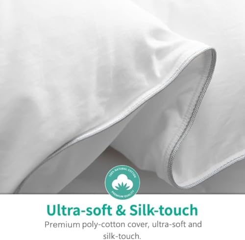 APSMILE Queen All Season Feather Down Fiber Comforter Duvet Insert - 750FP