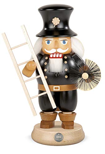 Müller German Nutcracker Chimney Sweep 23 cm – Erzgebirge Original