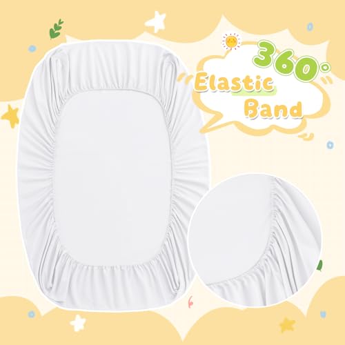 2-Pack Kids Air Mattress Fitted Sheets, Soft Microfiber for 62x34.5 Inch Beds