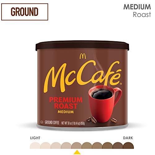 Medium Roast Ground Coffee Premium Arabica Blend 30 oz Canister