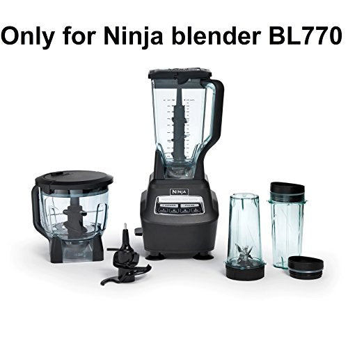 64oz Food Processor Bowl Attachment Kit with Lid and Blade