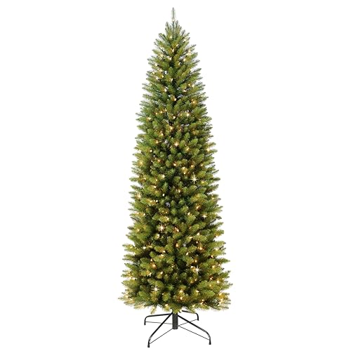 7.5ft Pre-Lit Fraser Fir Pencil Christmas Tree with 350 Clear Lights
