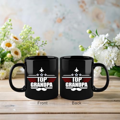Top Grandpa Mug 11Oz - Christmas Birthday Gift from Grandkids - Silkwishes