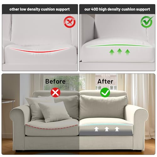Sofa Cushion Support Pads for Sagging Couch Seats - 20x20x2 Inch, Set of 3