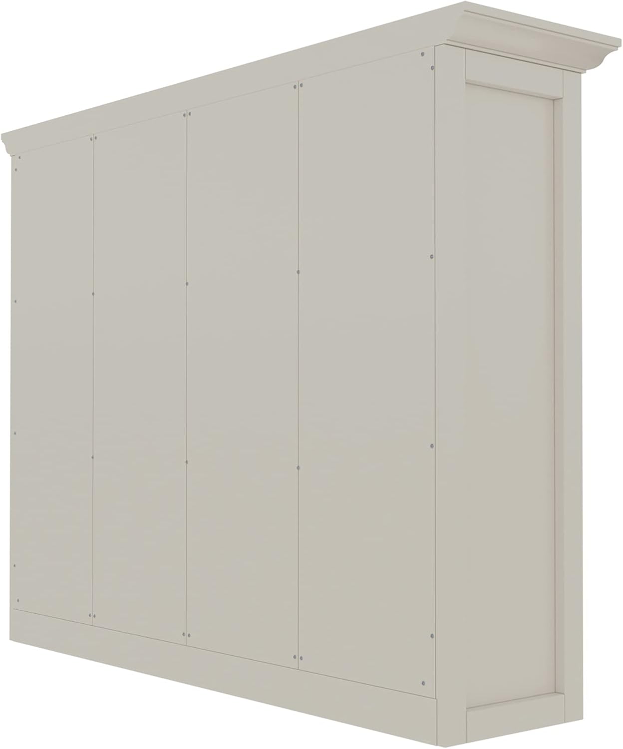 OSCHF Wooden Cube Bookcase - Modern 3-Tier Open Shelf Cabinet for Home & Office, Warm White