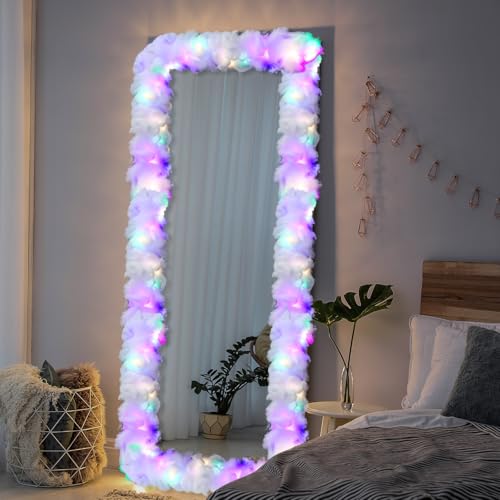 DIY Cloud LED Light Kit with 1.76 lb Fluffy Cotton & 3 LED String Lights