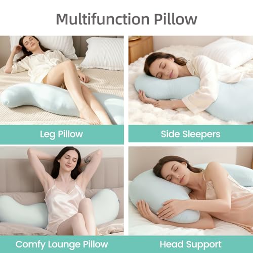 Pea Pod Body Pillow for Side Sleepers - Full Body Support Pillow