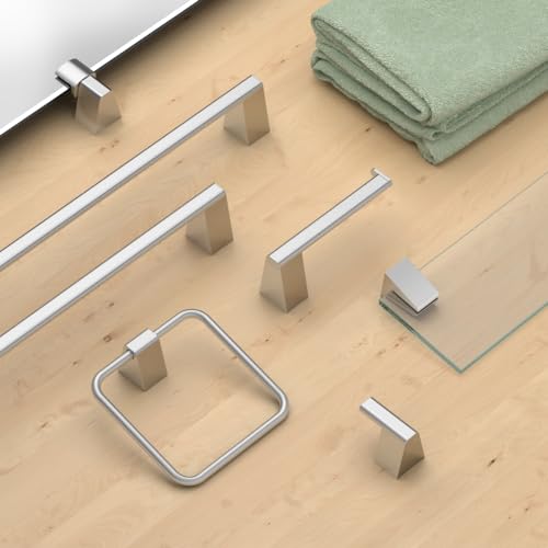 Gatco 5662 A-Line Towel Ring, Satin Nickel