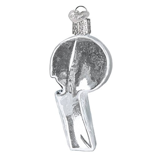 Old World Christmas Coach's Whistle Glass Ornament - Handcrafted Holiday Decoration