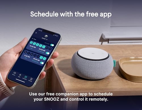 Smart White Noise Machine with Real Fan - App Controlled Sleep Sound Machine