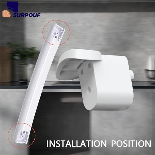 Microwave Door Handle with Support Bracket Replacement Part