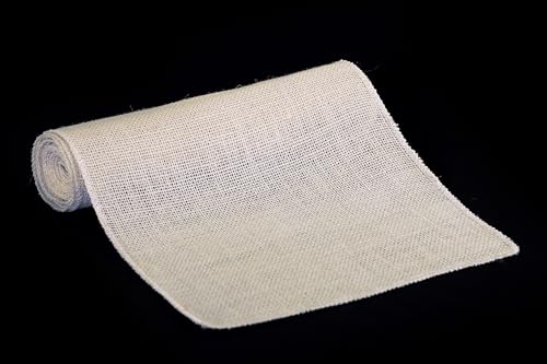 Natural Burlap Table Runner 12 x 108 Inch - Pack of 5 Beige Rustic Farmhouse Decor