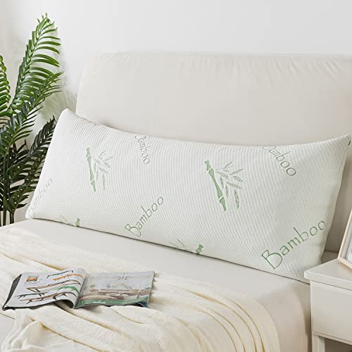 Large 20x54 Full Body Pillow for Adults – Shredded Memory Foam