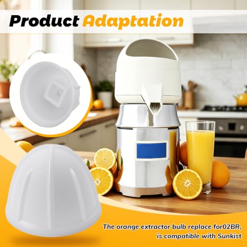 Orange Extractor Bulb for Commercial Juicers, Food-Grade Pressing Cone