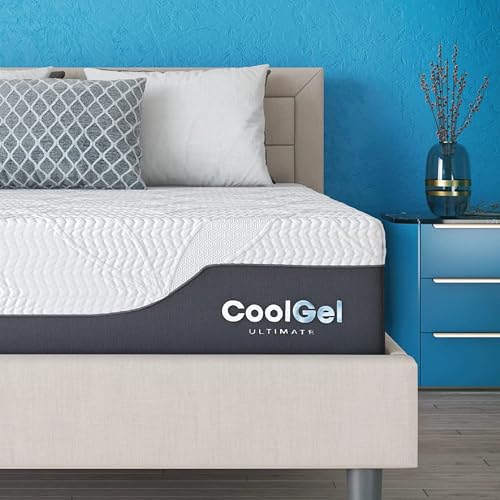 COOL GEL 12 Inch Queen Memory Foam Mattress - Cooling Gel & Pressure Relief