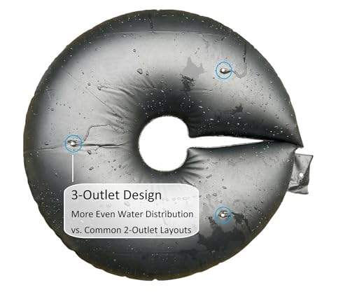 15 Gallon Slow Release Tree Watering Bag Ring (2 Pack) - 3 Outlets