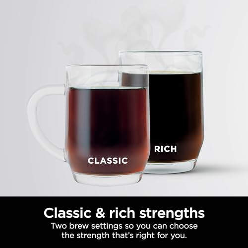 12-Cup Programmable Drip Coffee Maker with Glass Carafe & Removable Reservoir