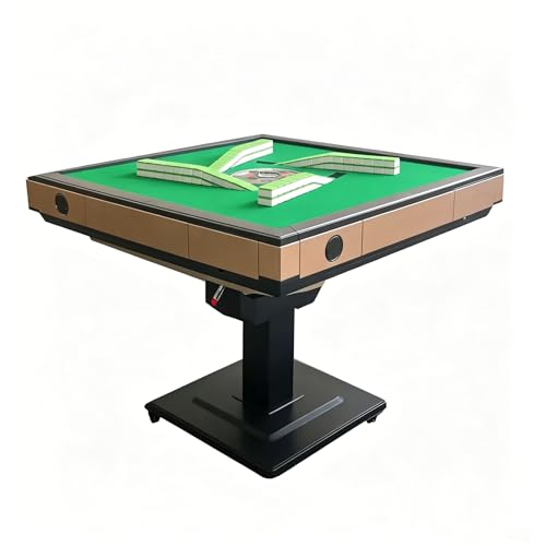 Auto Foldable Mahjong Table Champagne - Adjustable, Quick Assembly, 144 Tiles