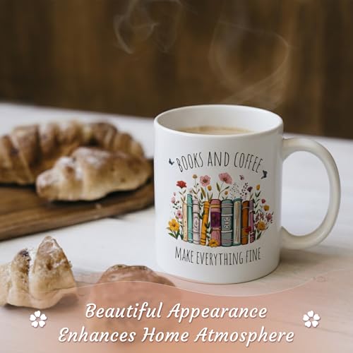 Silkwishes Book Coffee Mug for Book Lovers - Bookworm Gift, 11oz - Book Club & Reading Gifts - Variation 3