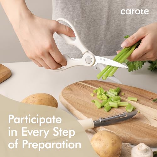 CAROTE 22pcs Silicone Cooking Utensils Set, 446¡ÆF Heat Resistant Kitchen Utensils Gadgets Set, Spatula, Turner, Whisk, Tongs