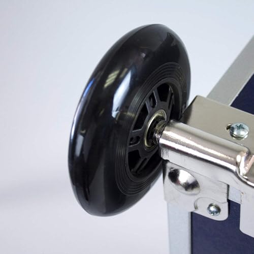 4-Inch Removable Trunk Wheel System for Heavy Duty Storage Footlockers